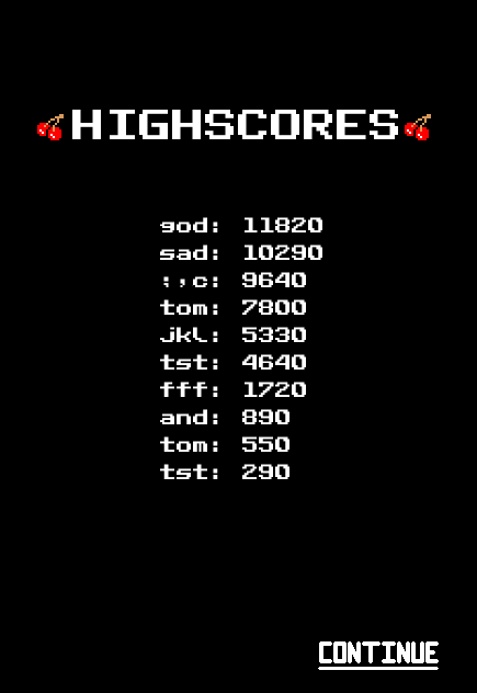 Score Screen
